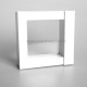 Dovanų dėžutė "Rėmeliai 3D" balta-2