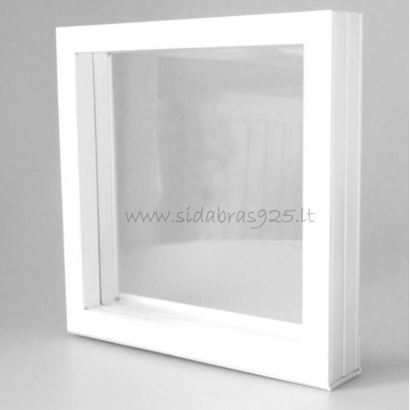 Подарочная коробка "Рамки 3D" TW72 белая 150x150