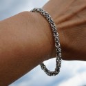 Цепочка Браслет Бизантийский 4,3 mm "Butan 0,7"