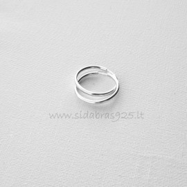 Серьги конго (кольца) "Dirvolika" AR - 2,0 cm