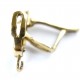Brass earrings ŽA543-7