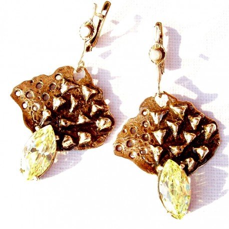 Серьги из латуни ŽA567