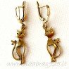 Серьги из латуни "Кошки" ŽA269