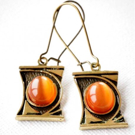 Серьги из латуни ŽA181