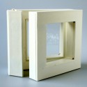 Dovanų dėžutė "Rėmeliai 3D" TW 01 balta 50x50