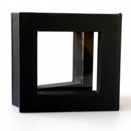 Dovanų dėžutė "Rėmeliai 3D" TW 01 juoda 50x50
