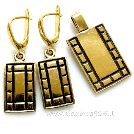 Žalvarinis komplektas "Šachmatai"