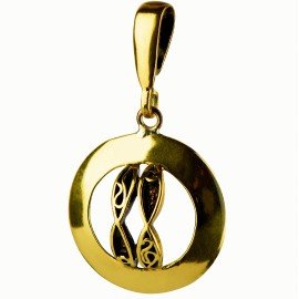 Подвеска из латуни "Рыбы" ŽP300