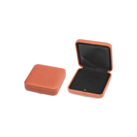Подарочная коробка для Ø 33 мм медали (oранжевая)