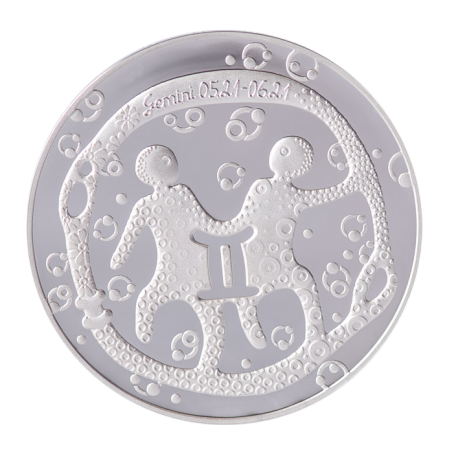 Медаль знака зодиака "Близнецы"