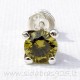 Серьги с зеленым Цирконием A253-3