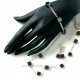 Комплект серьги, браслет, ожерелье с гематитами-3