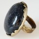 Кольцо из латуни Nakties akmeniu ŽŽ -2