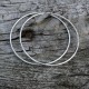 Серьги очень большие конго (кольца) "Sietina AR-7 cm"-3