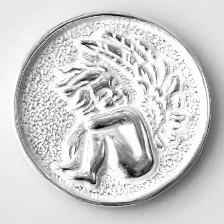 Медаль Серебряная монета удачи "Aнгел"