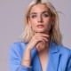 Серебряные длинные минималистичные серьги с цирконом-4