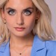 Цепочка из серебра с позолотой и черным пузырем PG0.3-2